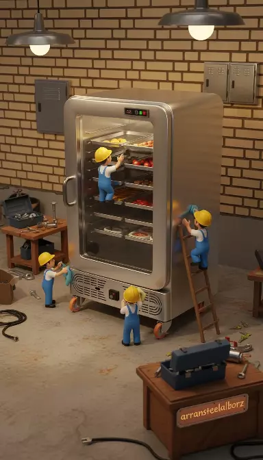 گرمکن غذا گازی نوبل آران استیل البرز