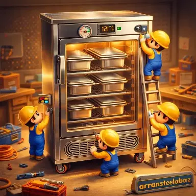 گرمکن غذا گازی نوبل آران استیل البرز