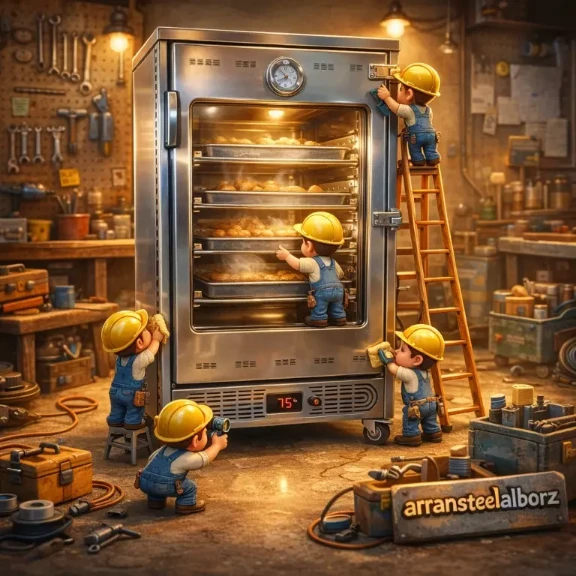 گرمکن غذا نوبل ۱۰۰ نفره گازی