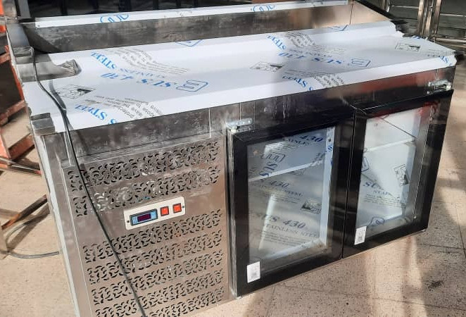 تاپینگ پیتزا مارک نوبل زیر یخچال طول ۱۲۰ سانت