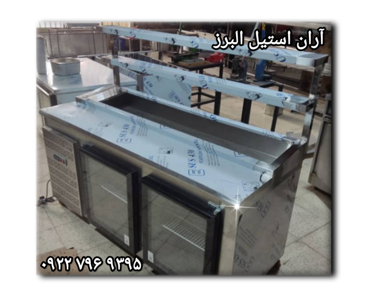 تاپینگ پیتزا مارک نوبل زیر یخچال طول ۱۲۰ سانت
