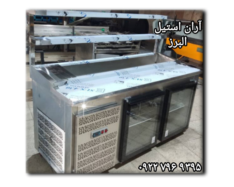 تاپینگ پیتزا مارک نوبل زیر یخچال طول ۱۲۰ سانت