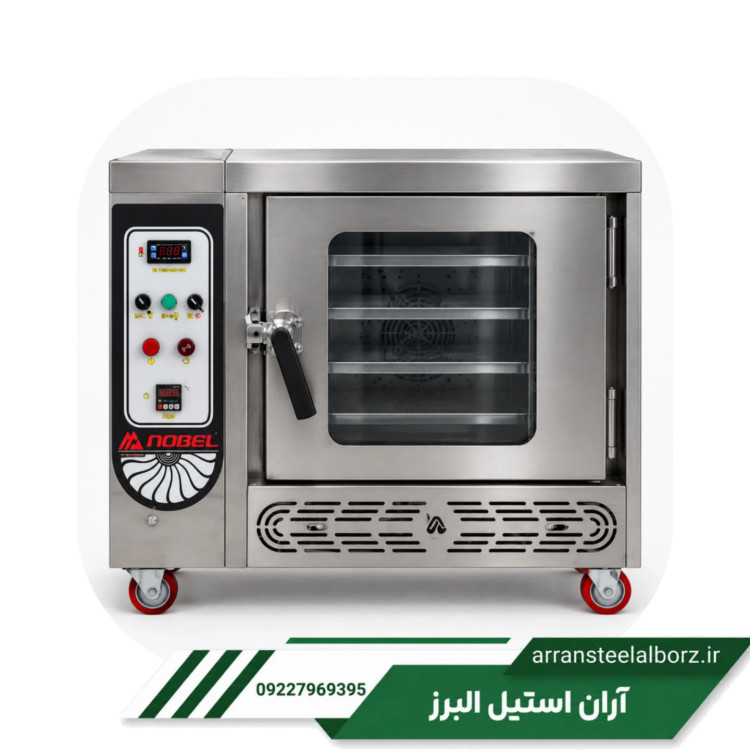 خرید و قیمت فر شیرینی پزی 4 سینی کانوکشن نوبل با سینی 60*40